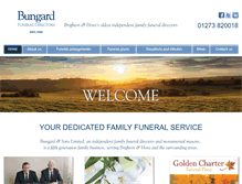 Tablet Screenshot of bungards.co.uk